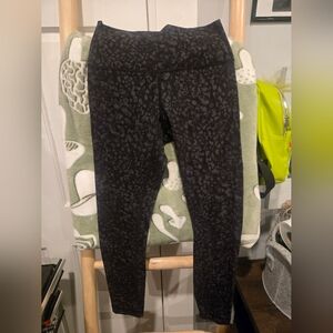 Lululemon Black Patterned Leggings